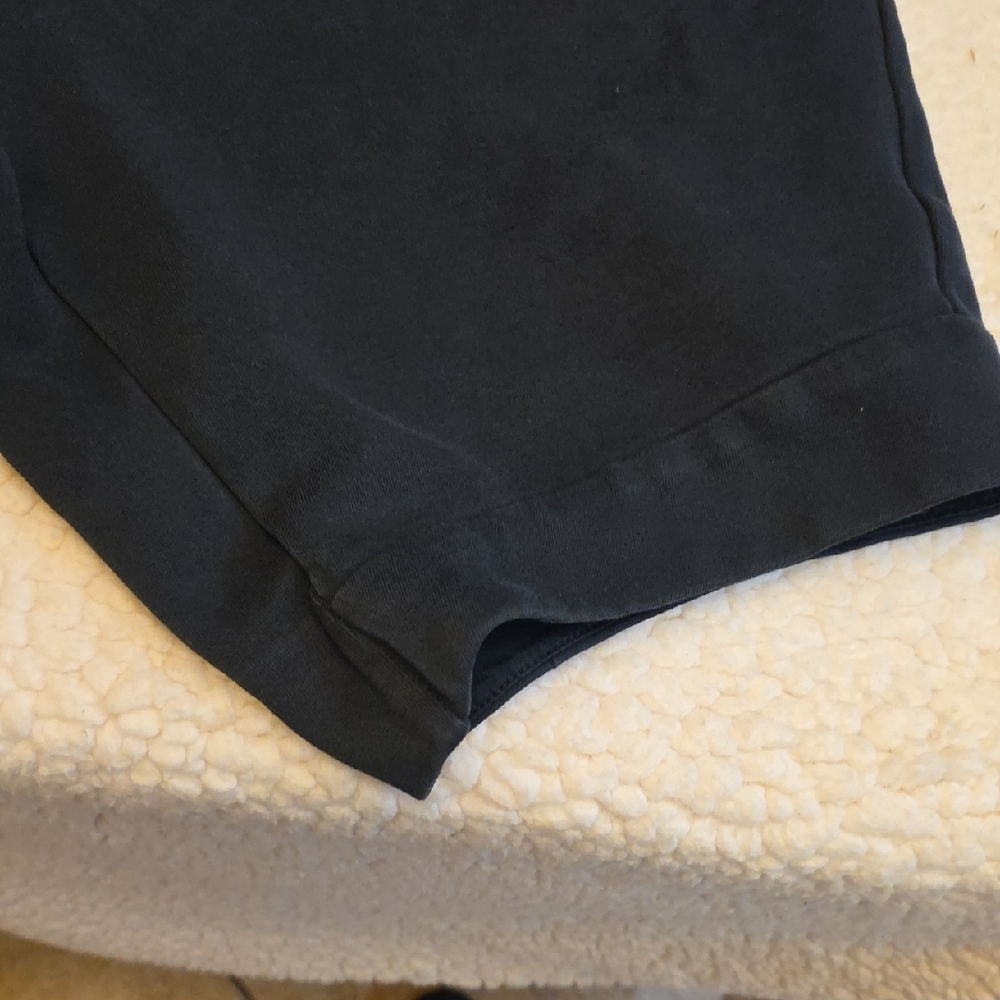 Nike Black Athletic Drawstring Shorts with Subtle Logo - Picture 3 of 4
